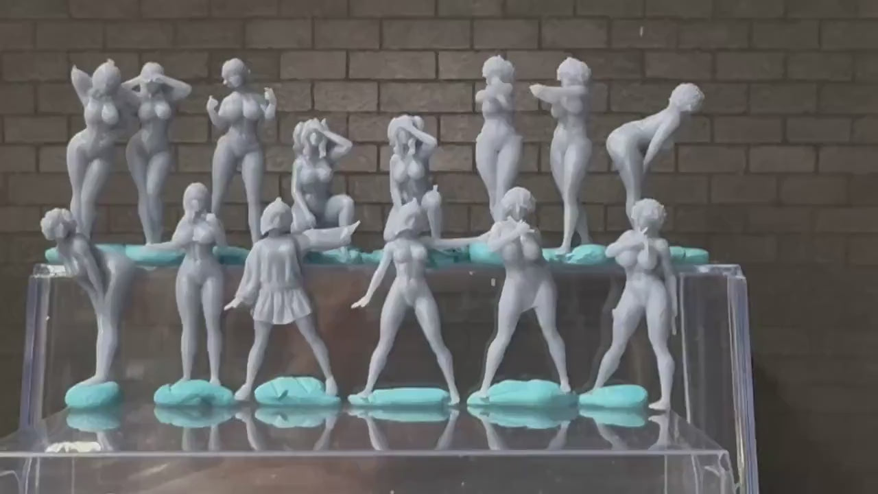 Double G 1:64 Miniature Human Figures - Unpainted - great for Dioramas - Made in the USA LOT 750 Miniature 1.10 Misc Figures